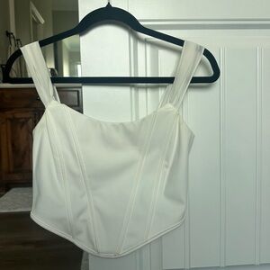 Small white corset